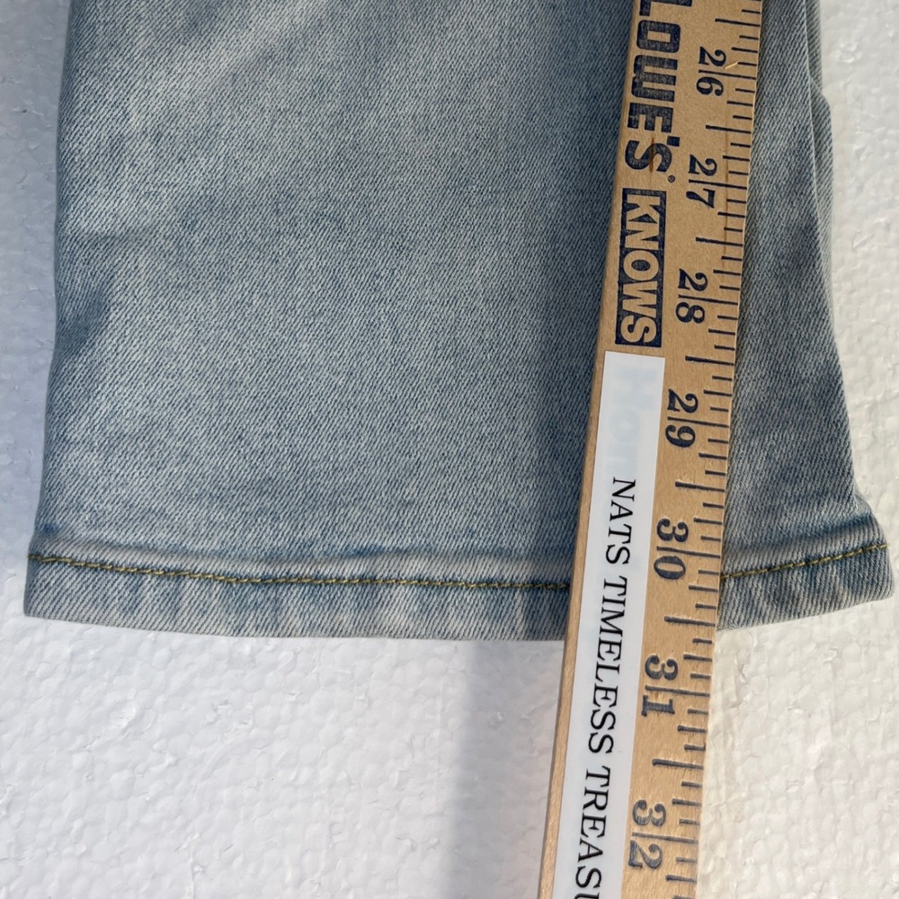 Volcom Vorta Slim Tapered Jeans Mens 31 (Measures 33) Light Wash Denim Skater - Picture 10 of 12